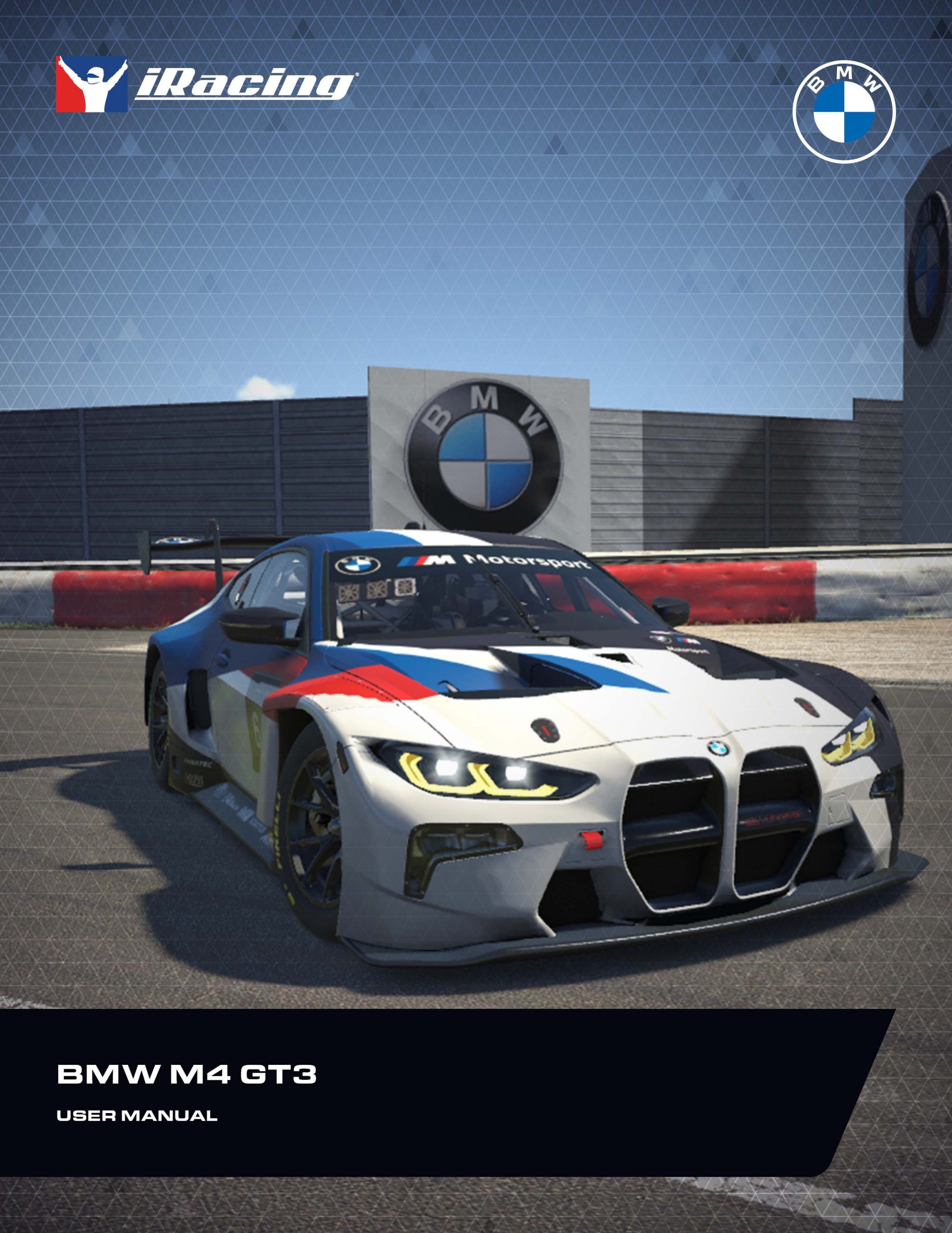 BMW M4 GT3 User Manual