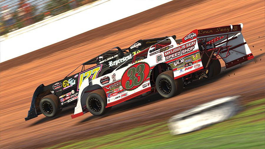 Evan Seay claims 2023 iRacing World of Outlaws ButtKicker Late Model Series title; Matjoulis scores win #4 at Charlotte
