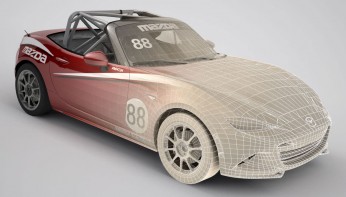 Modeling the Global Mazda MX-5 Cup car